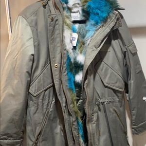 Gap  hunter green warm winter coat brand new